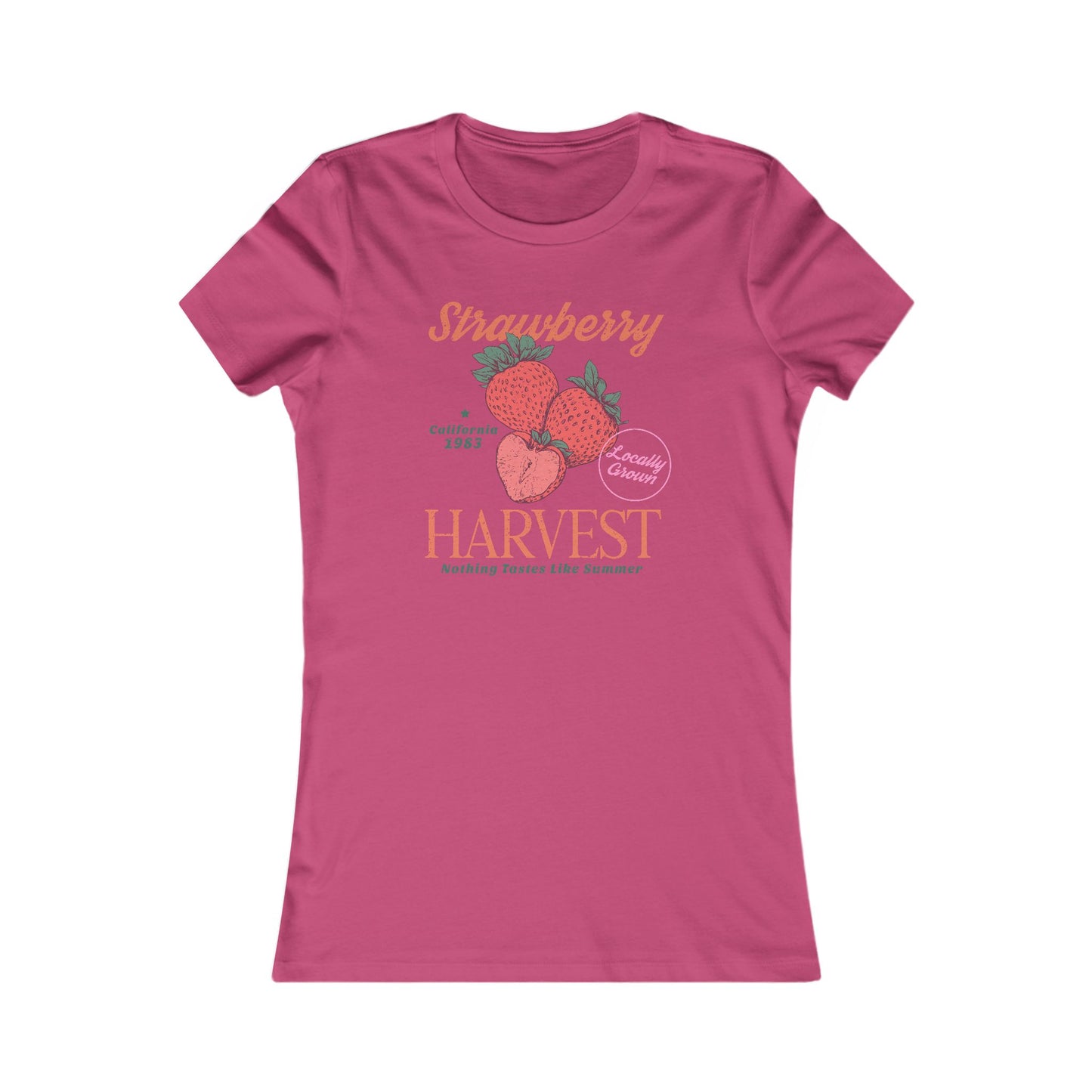 Strawberry Harvest Graphic Women's Tee
