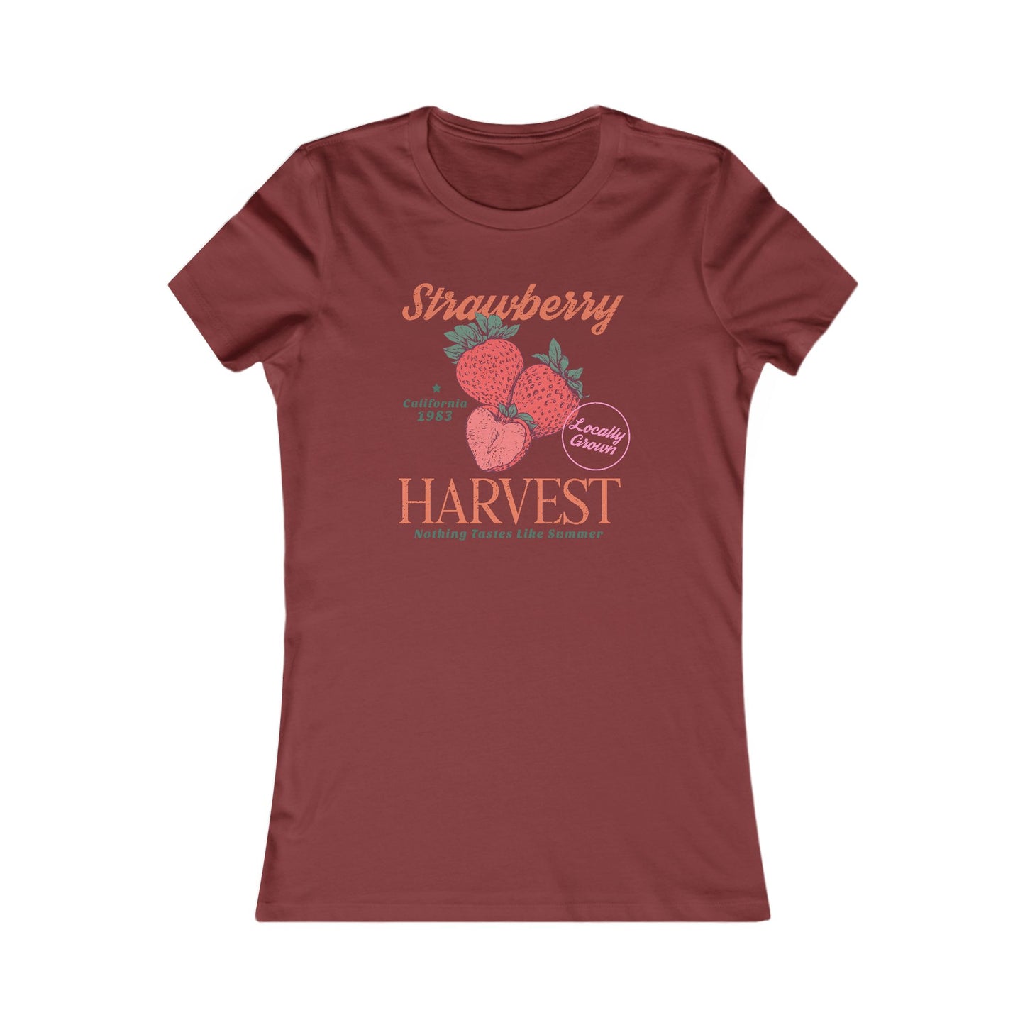 Strawberry Harvest Graphic Women's Tee