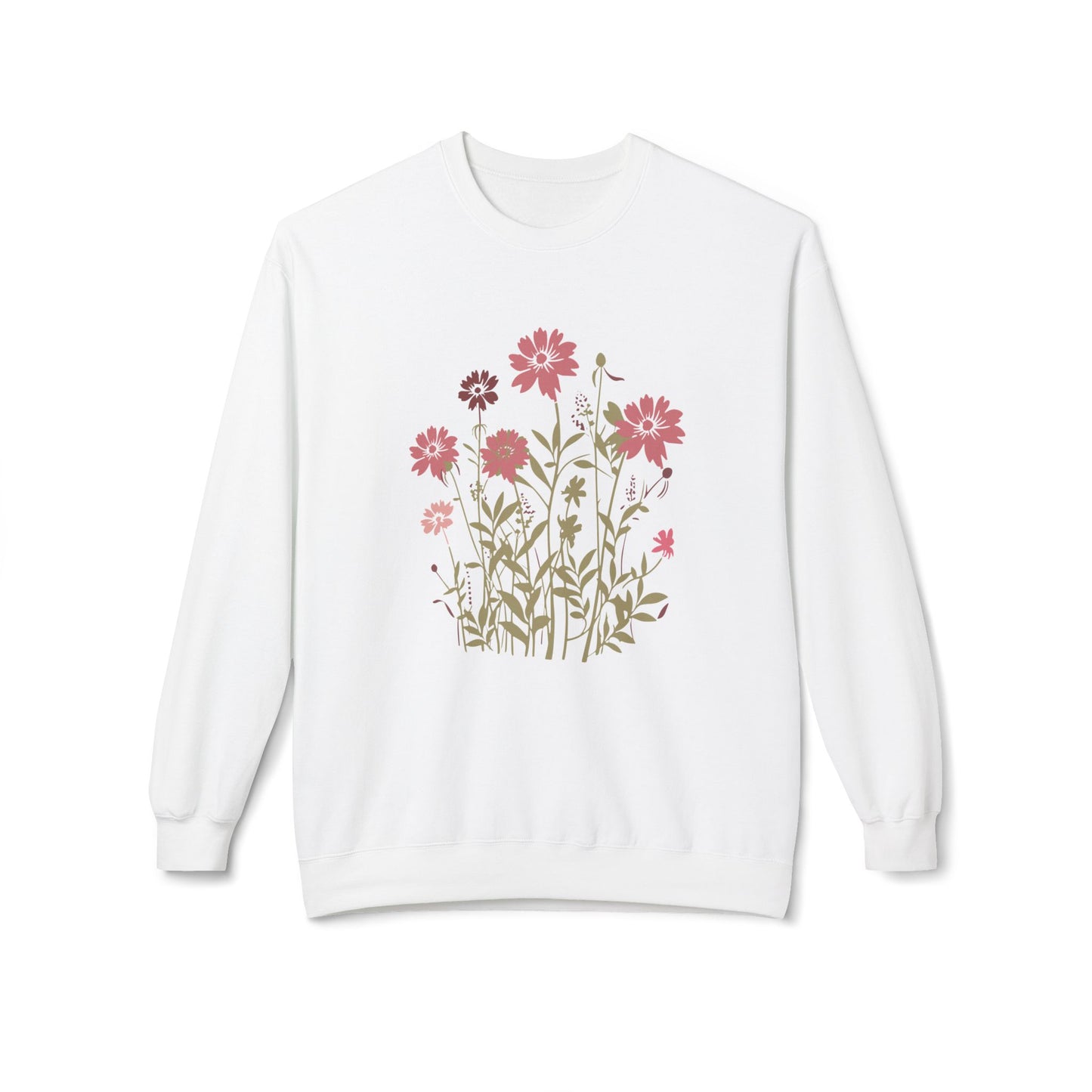 Wildflower Garden Graphic Crewneck Sweatshirt