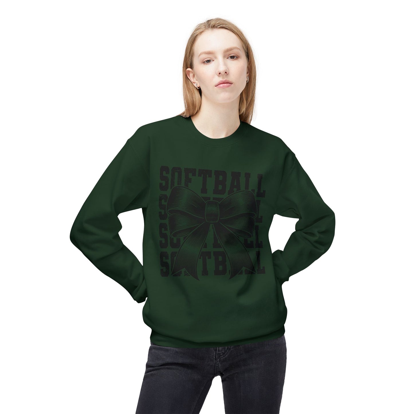 Softball Spirit Crewneck Sweatshirt