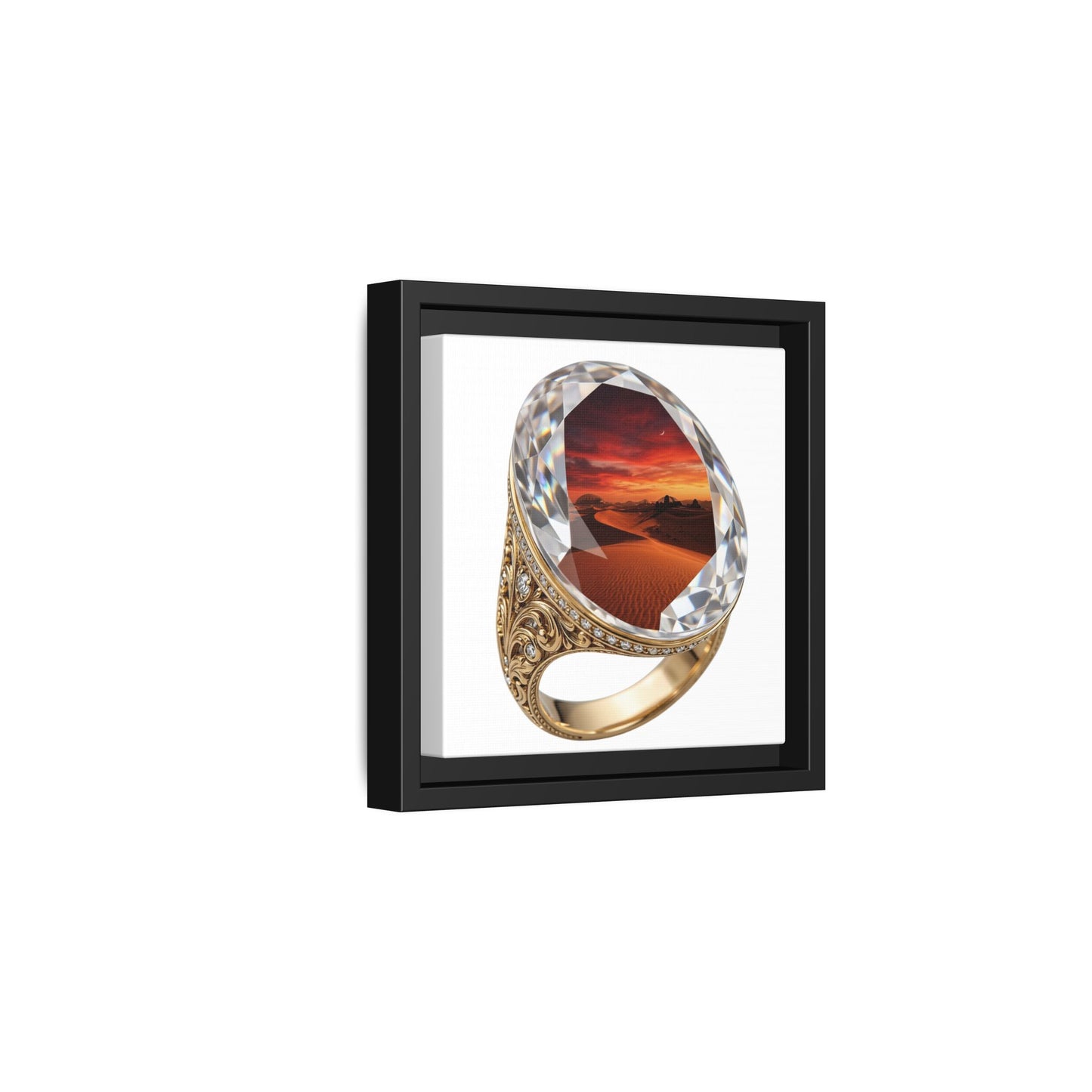Crimson Horizon Signet Canvas