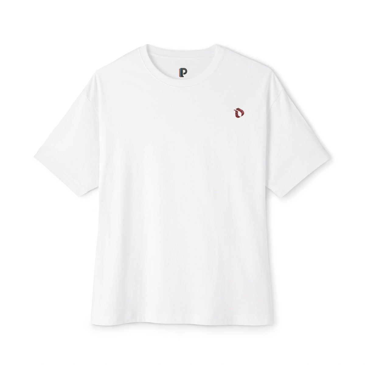 Ruby Mosaic Interlink Back Graphic Boxy Tee