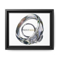 Interwoven Chrome Loop Canvas