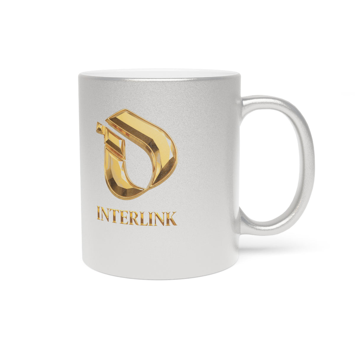Metallic Halo Interlink Ceramic Mug
