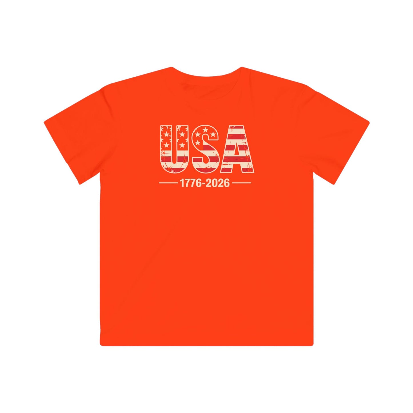 Youth USA 1776-2026 Patriotic Graphic T-Shirt