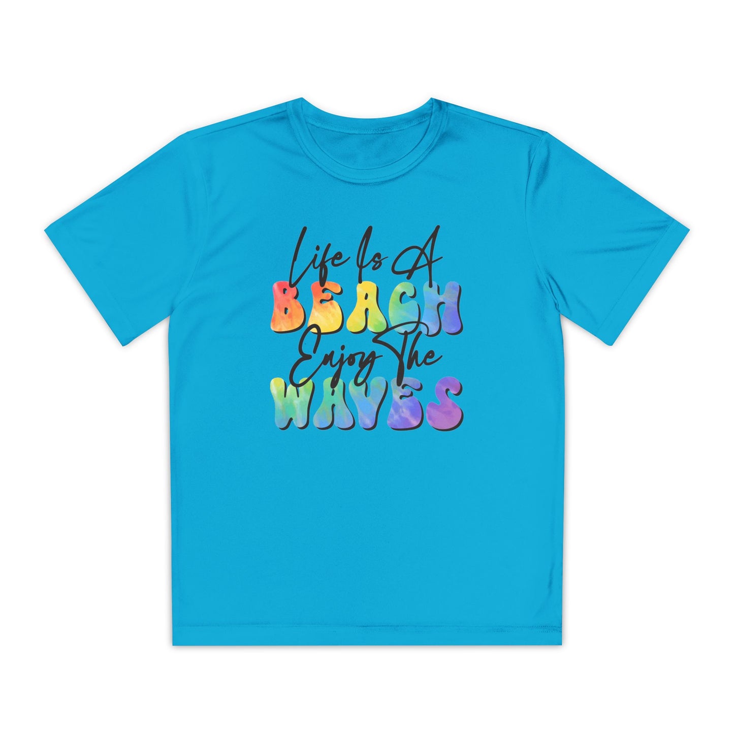 Youth Beach Waves Graphic Tee