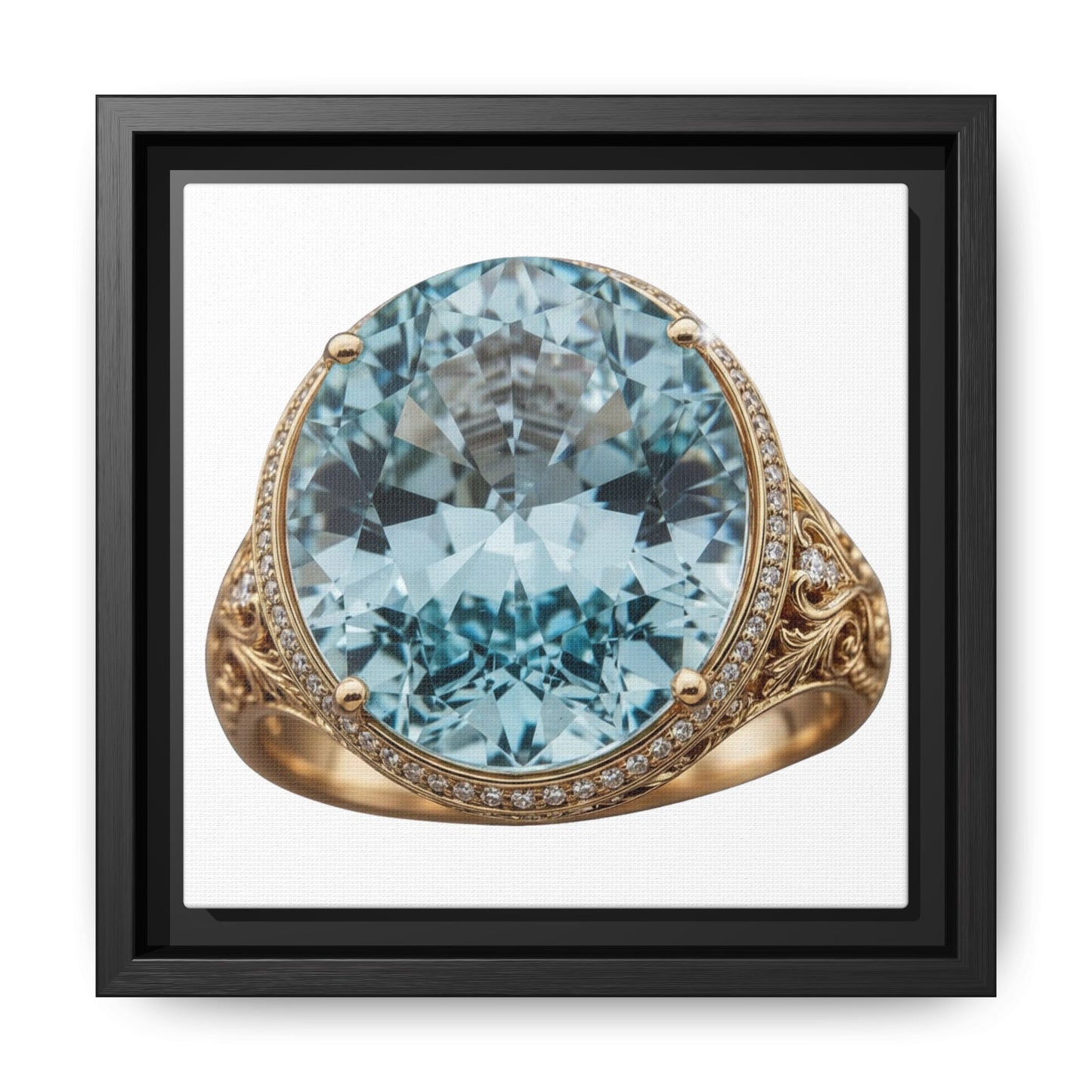 Aquamarine Heirloom Canvas Print