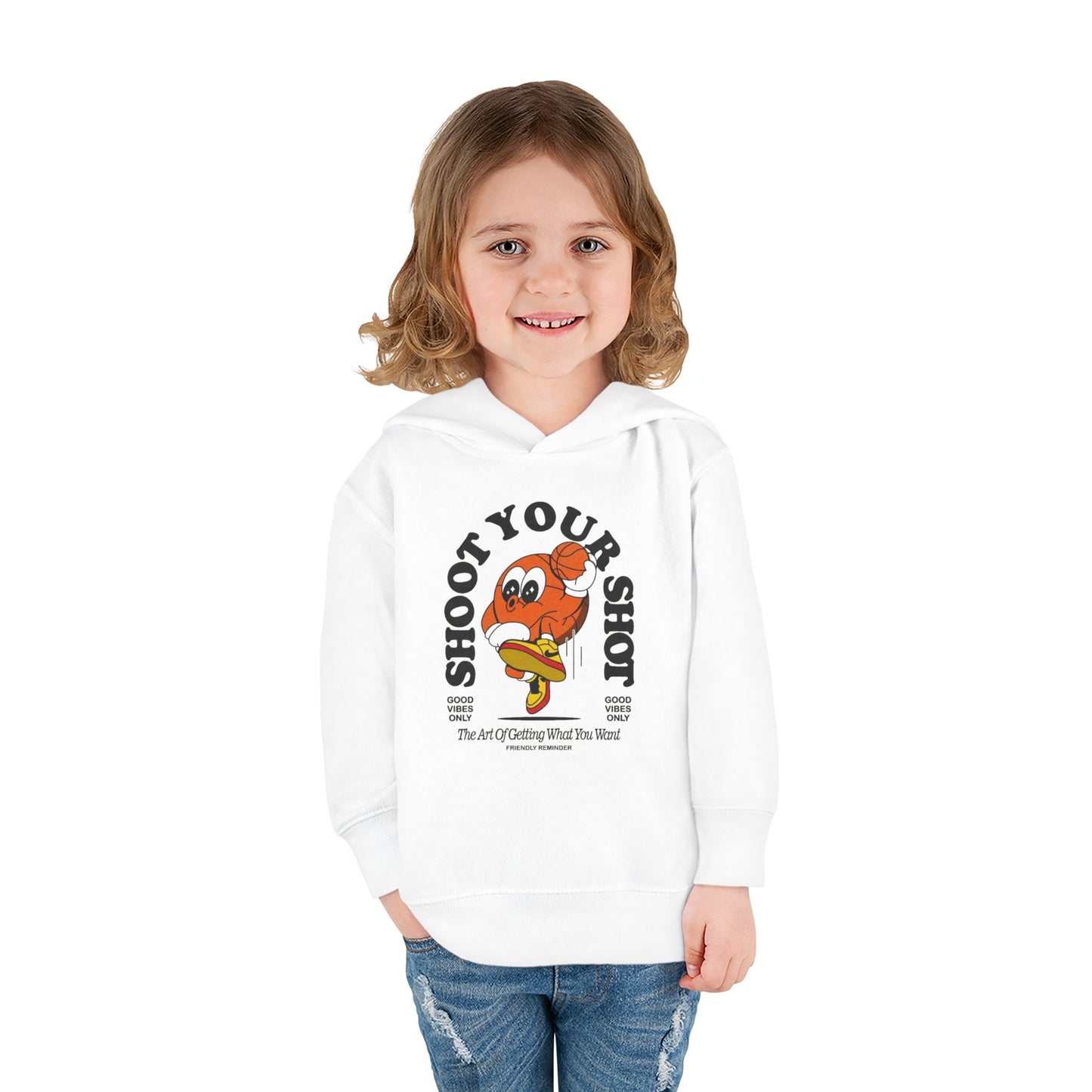 Shoot Your Shot Basketball Toddler Hoodie