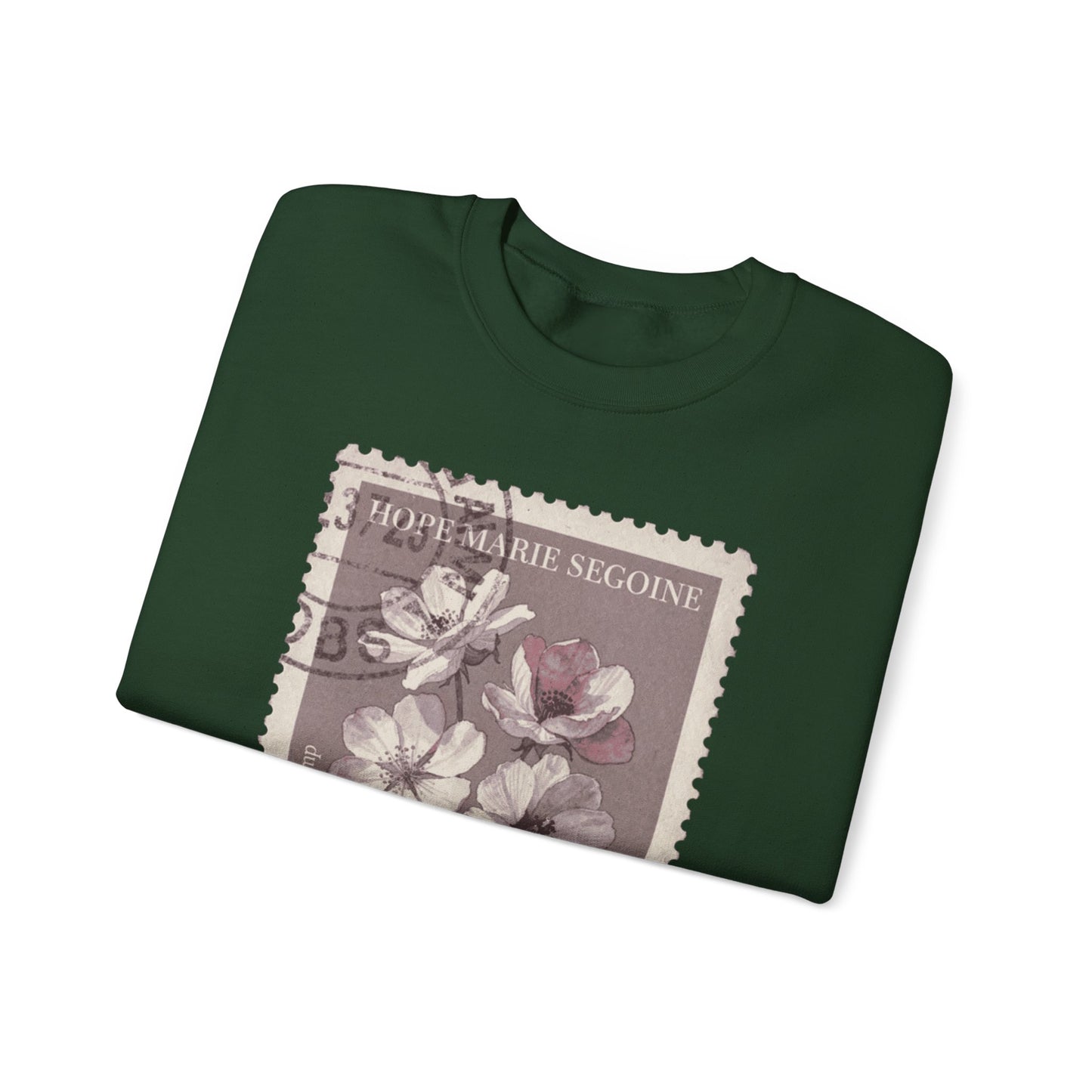 Wildflower Postage Stamp Crewneck