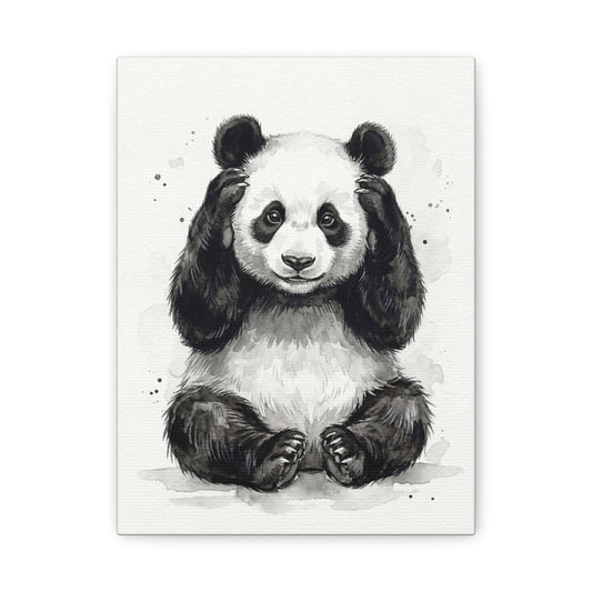 Baby Panda Canvas Print