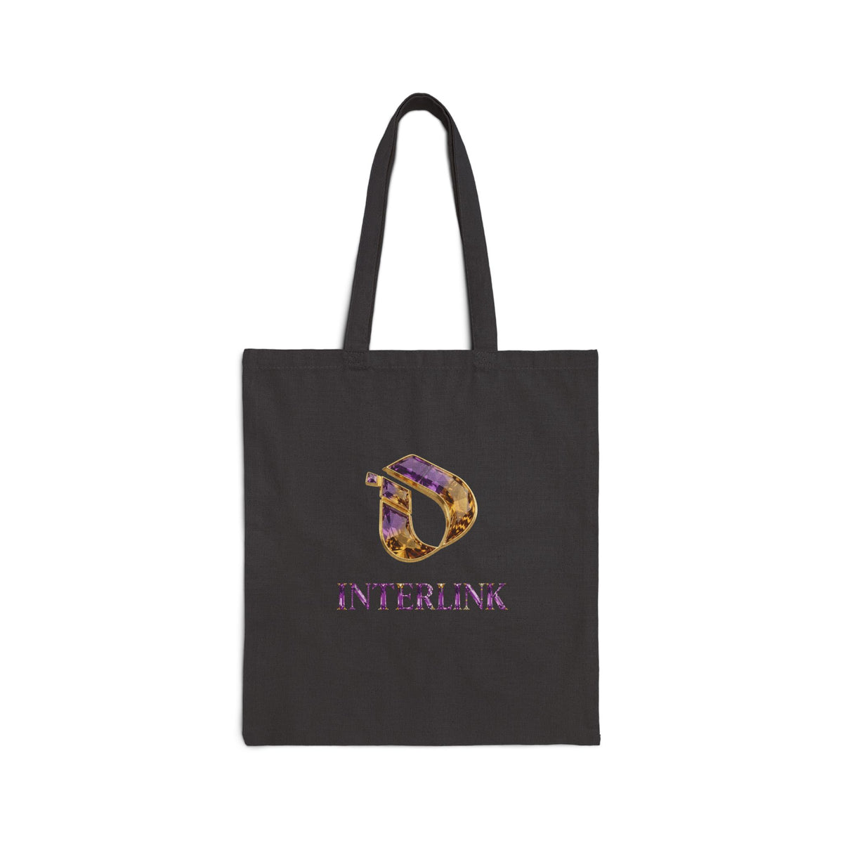 Ametrine Facetline Interlink Heavy Canvas Tote