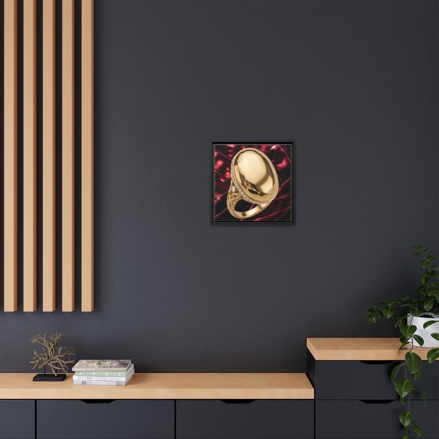 Gilded Velvet Canvas