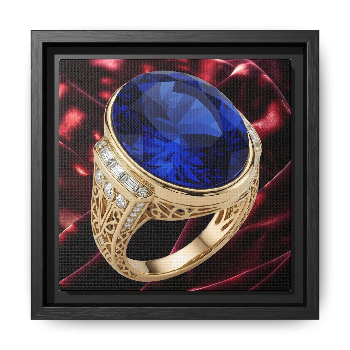 Sapphire Allure Canvas