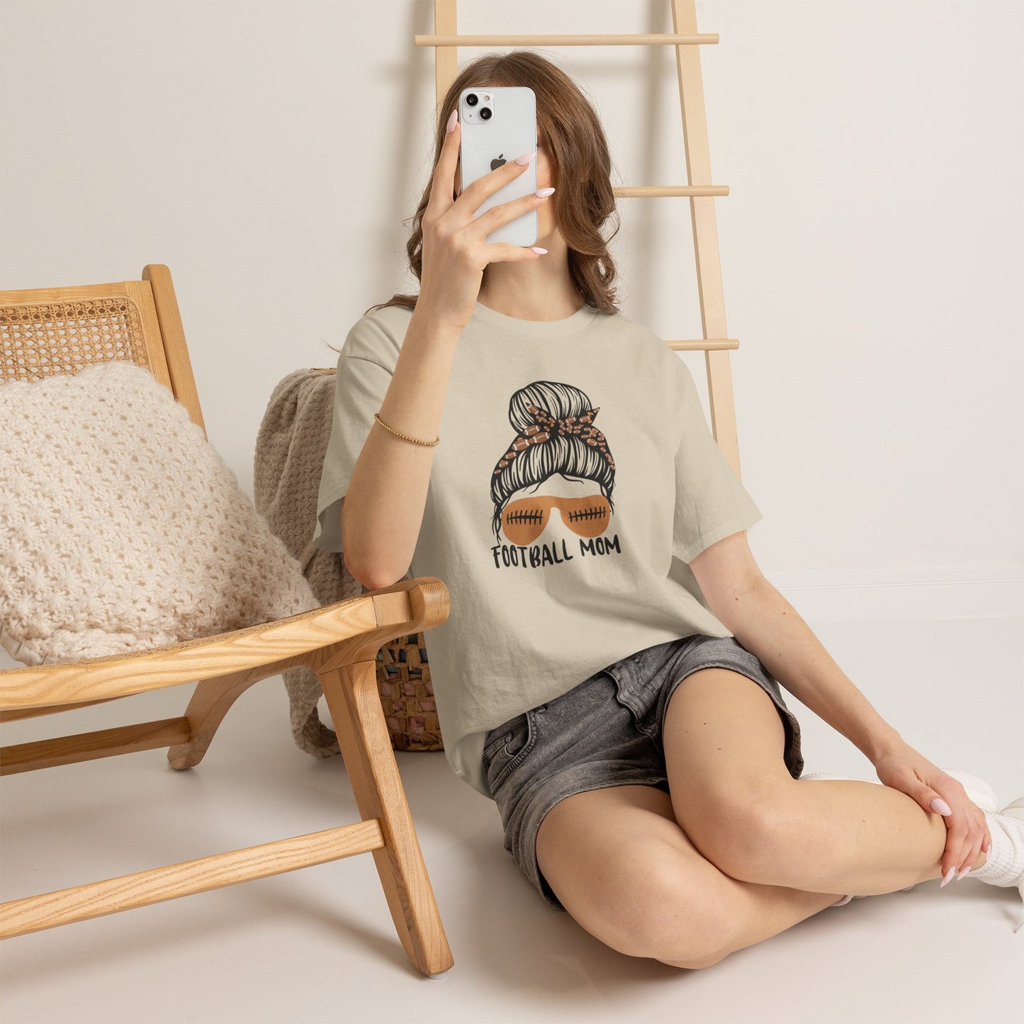 Game Day Football Mom Graphic T-Shirt