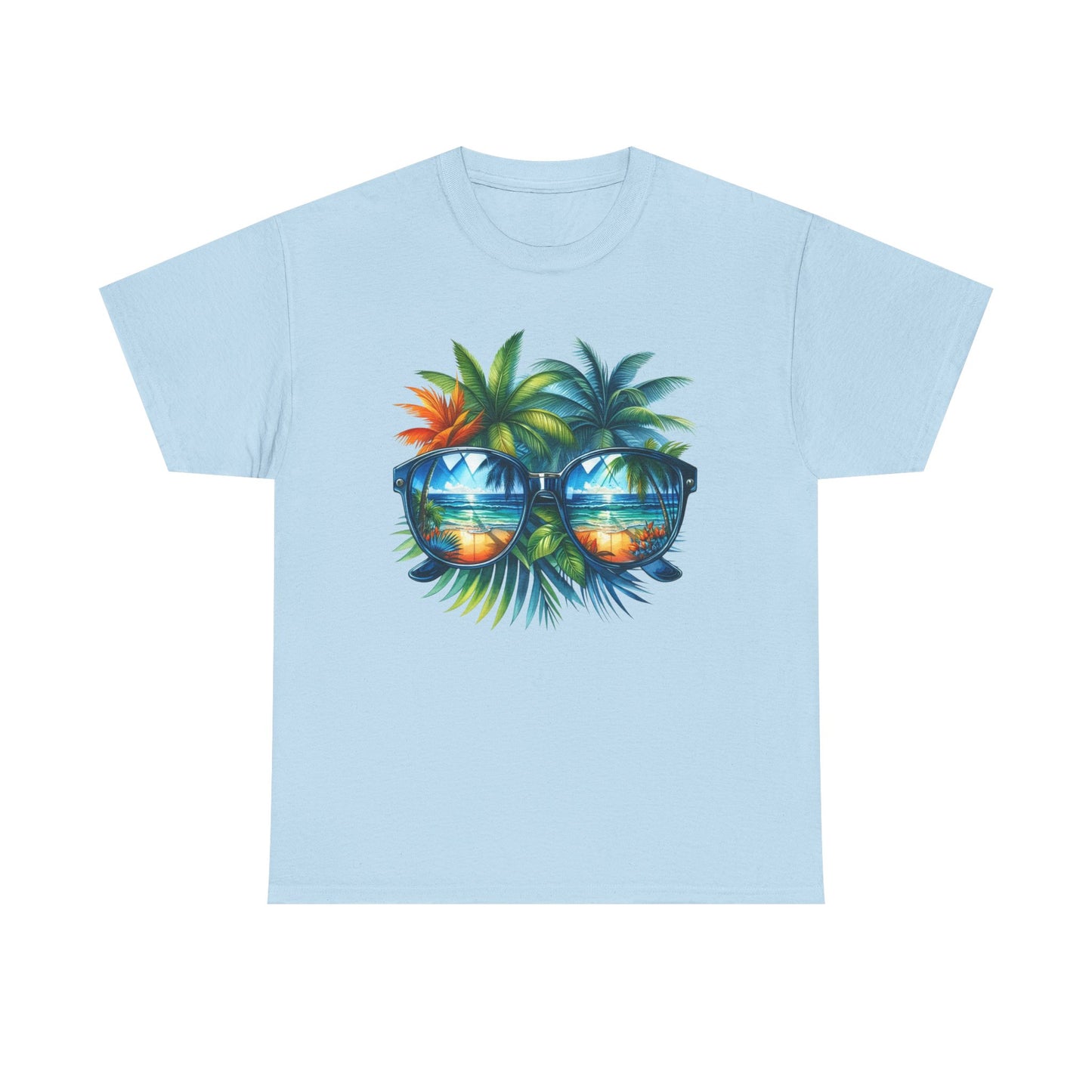 Tropical Sunglasses Palm Tree T-Shirt