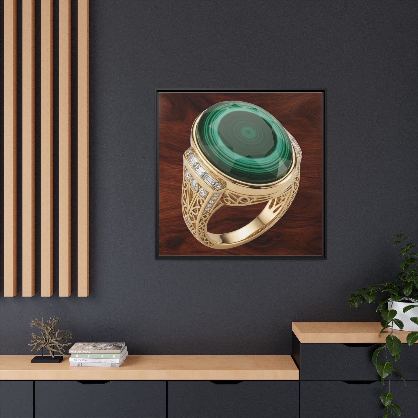 Malachite Ring Study Canvas