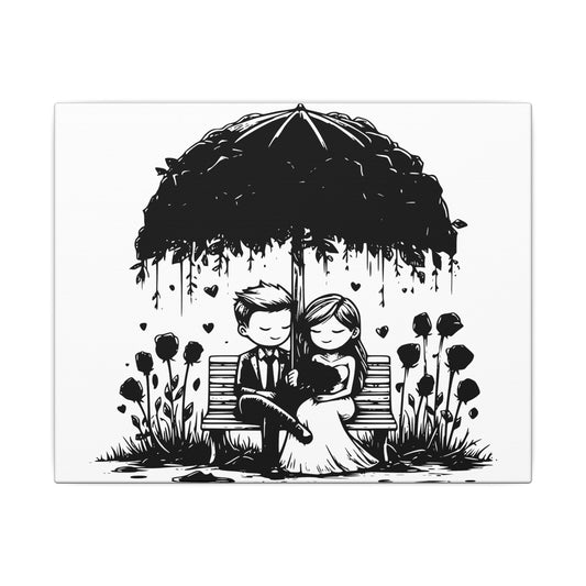 Sheltered Hearts Canvas