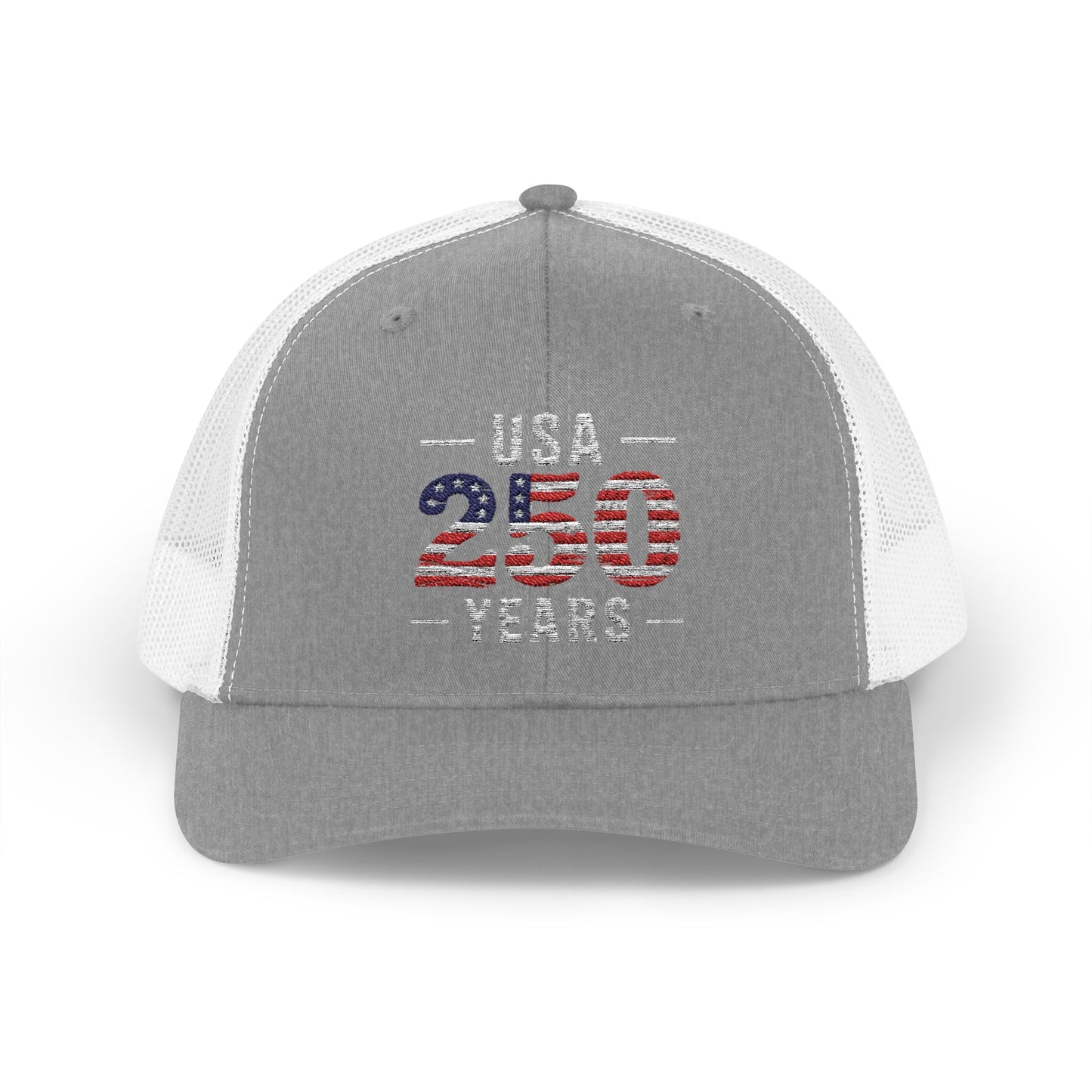 USA 250 Years Patriotic Trucker Cap