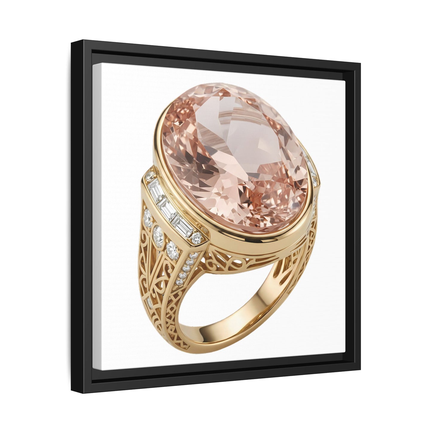 Estate Morganite Canvas Print