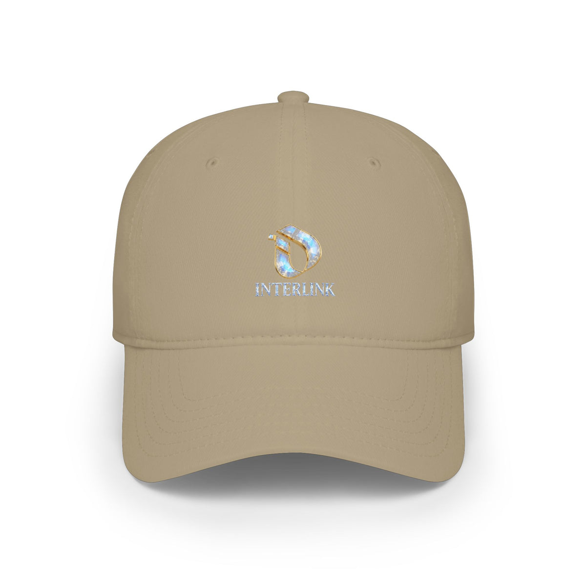 Moonstone Iridescent Mark Interlink Cotton Twill Cap