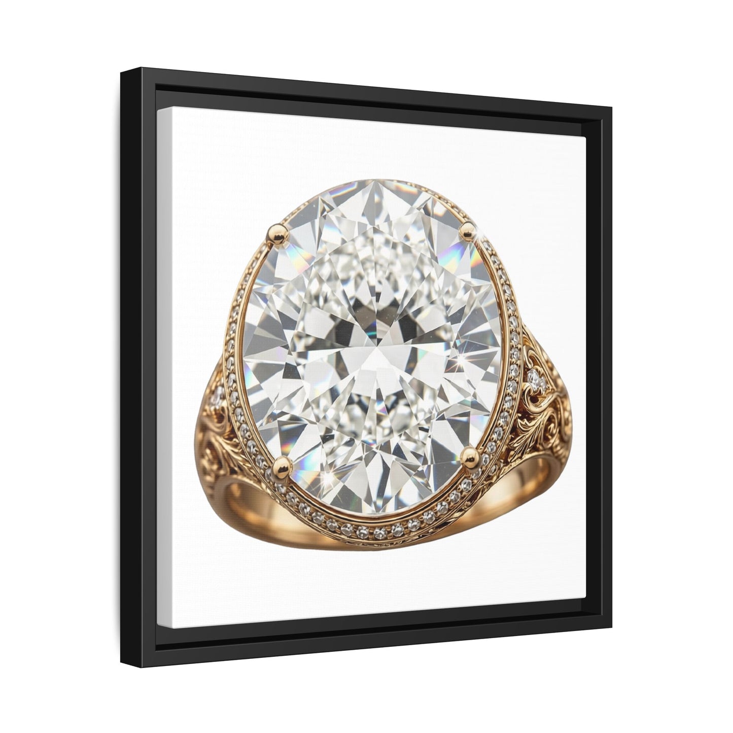 Brilliant Cut Ring Canvas Print