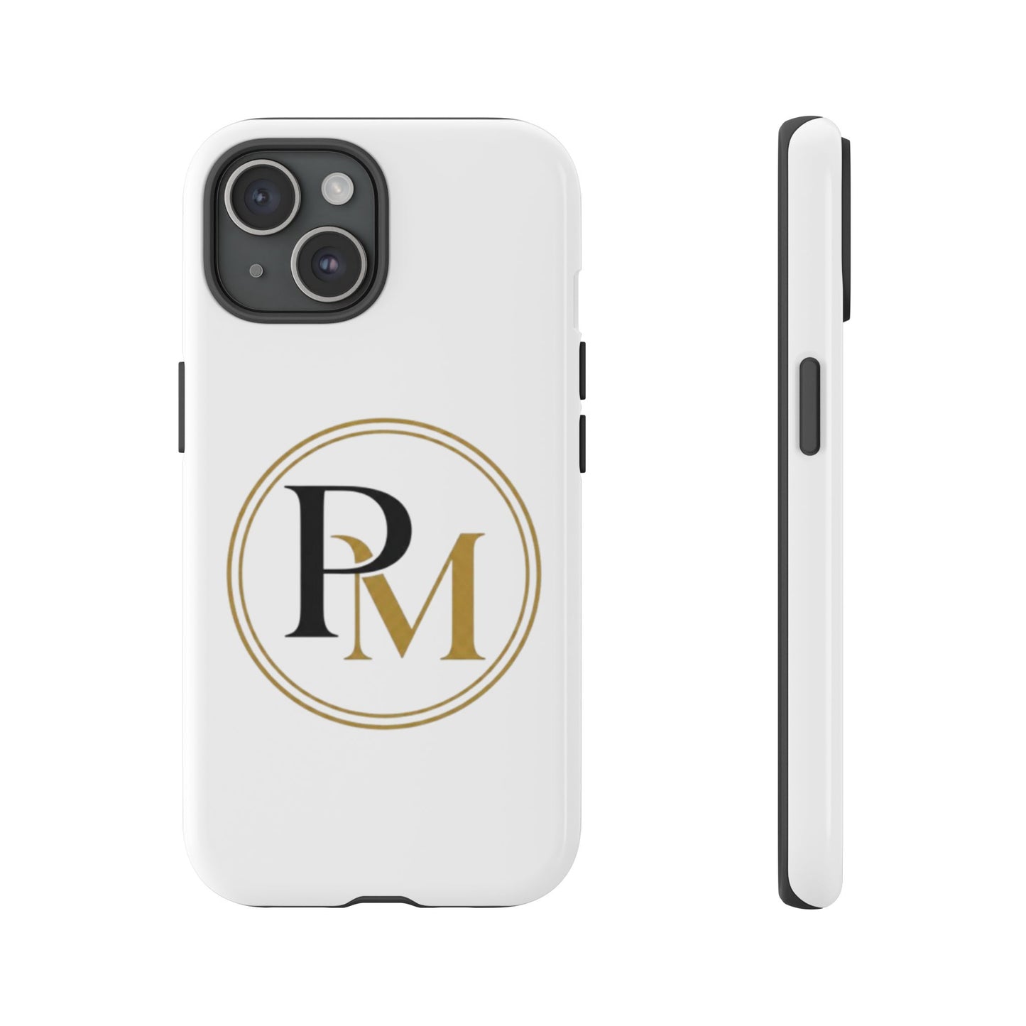 PM Monogram Apple Phone Case