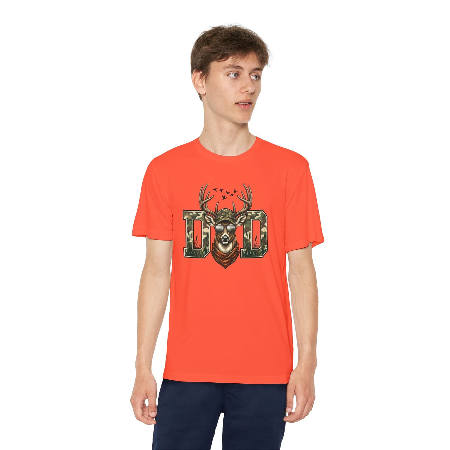 Youth Camo Deer Graphic T-Shirt