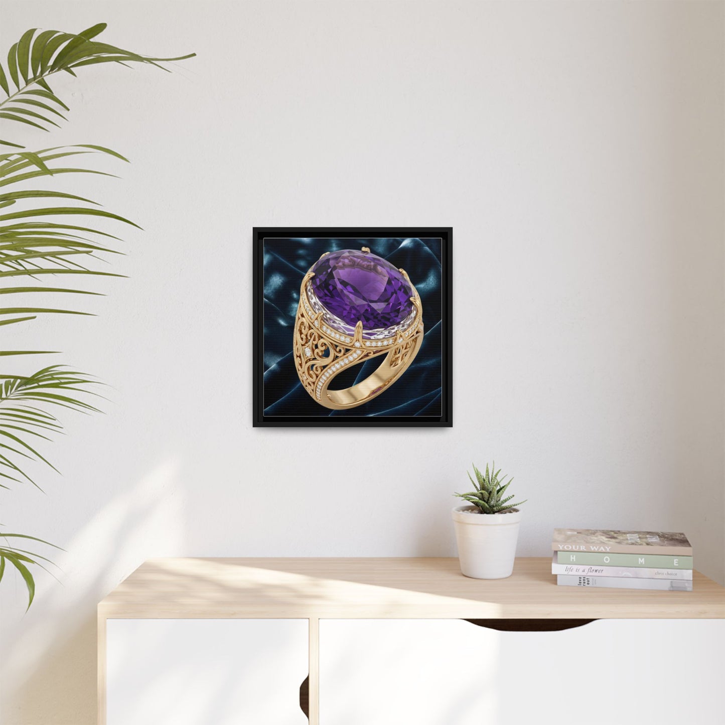 Royal Amethyst Velvet Canvas