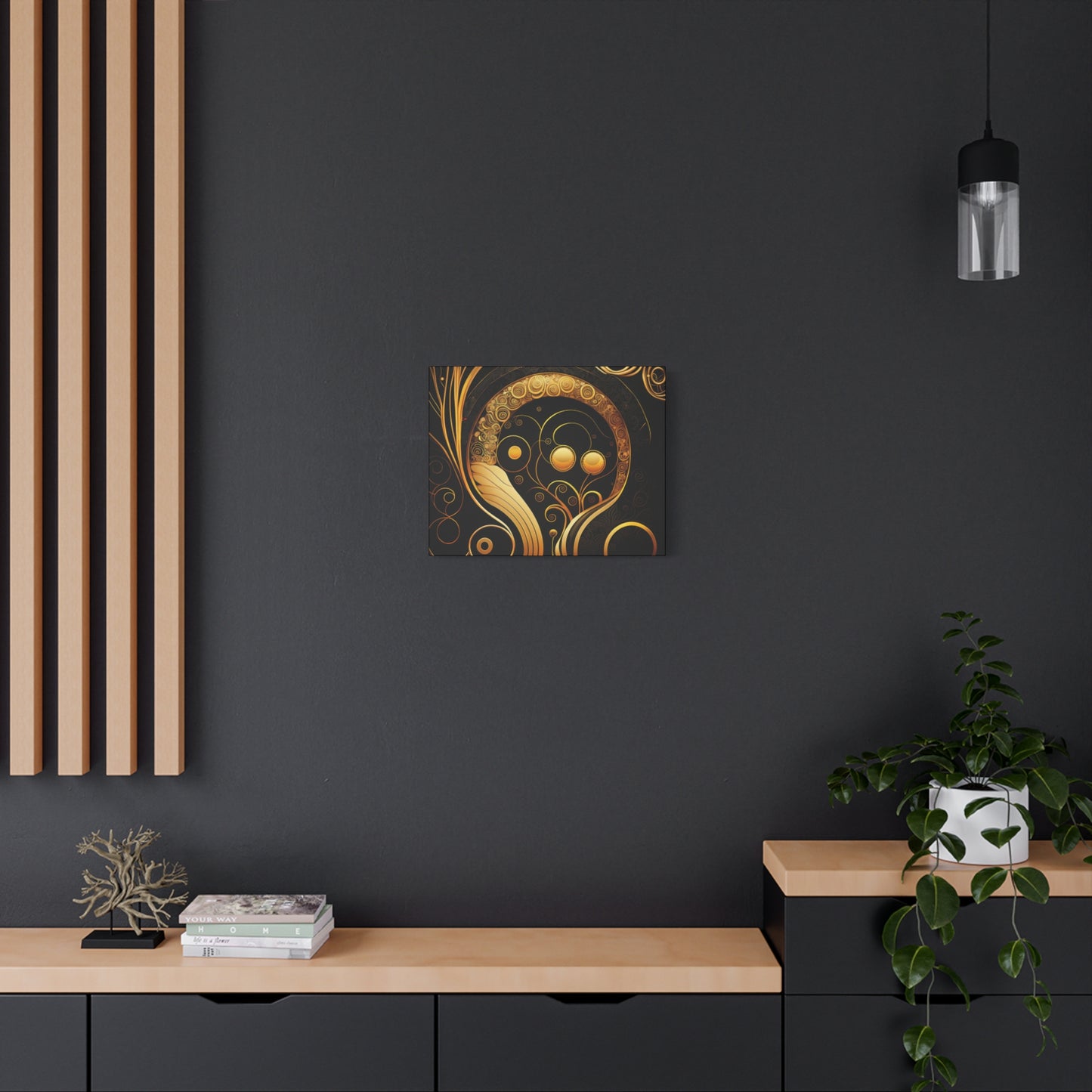 Orbital Embrace Canvas