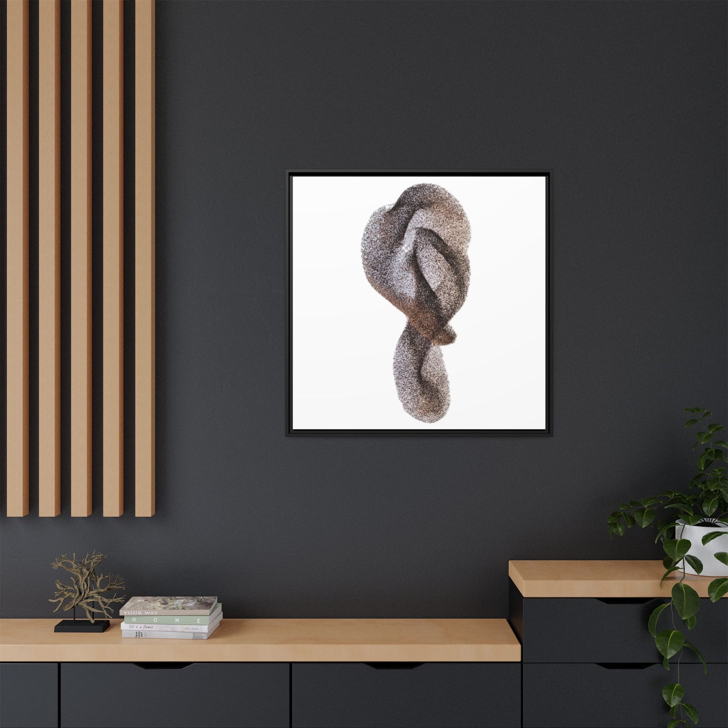 Textured Knot Canvas Print
