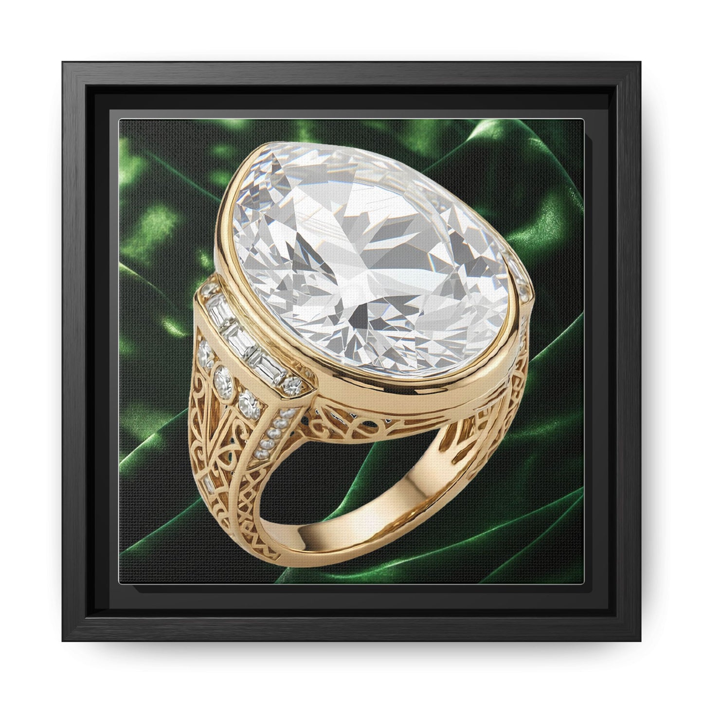 Spoonmaker Diamond Emerald Radiance Canvas