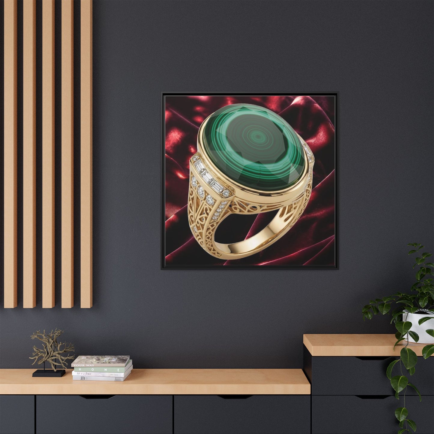 Malachite Showcase Canvas