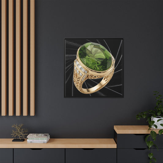Peridot Veil Canvas